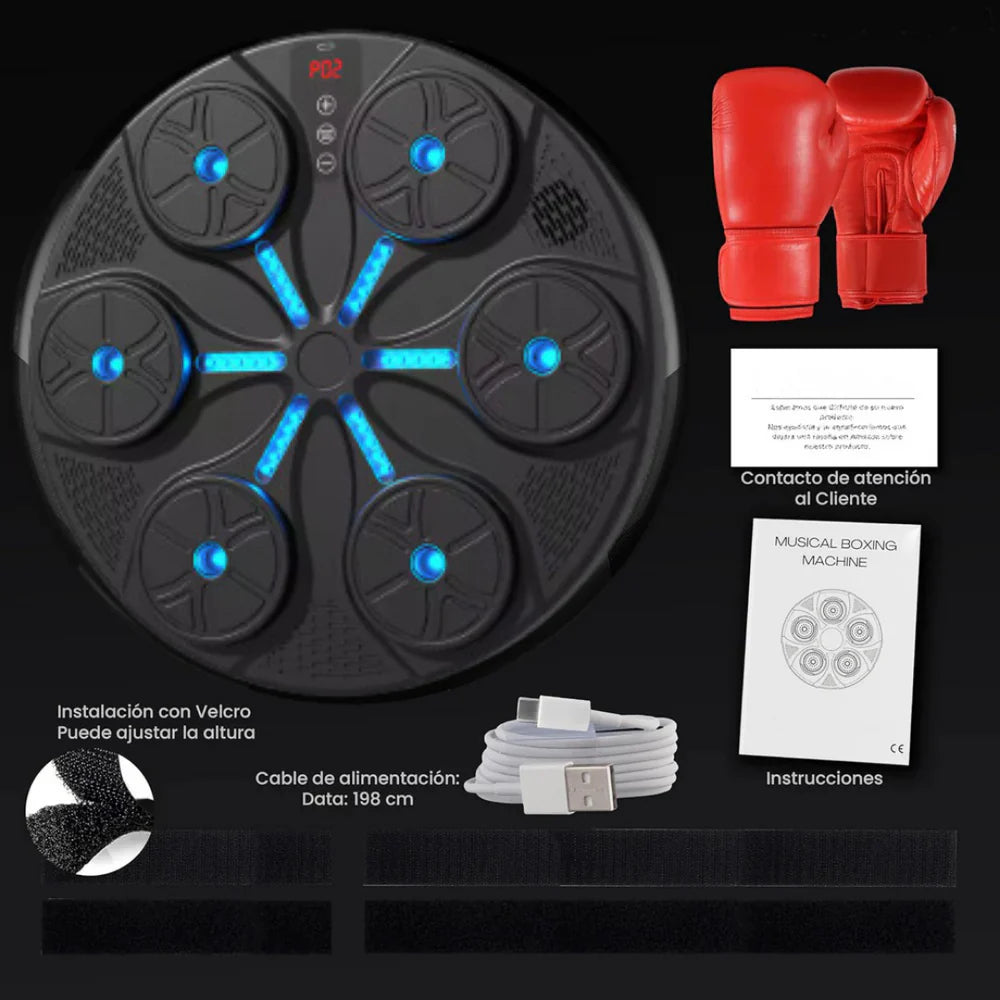 BoxVibe Elite - Máquina de Boxeo Musical