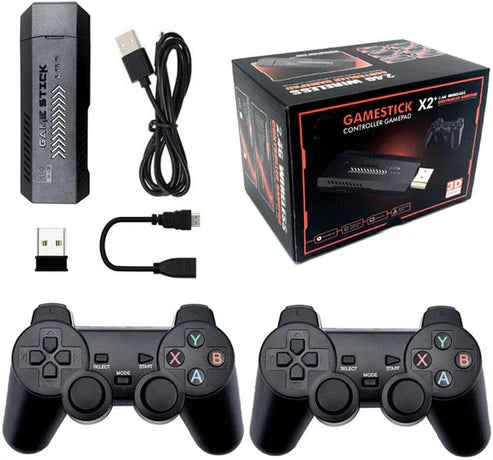 Consola De Videojuego Game Stick 64g + 10.000 Juegos GRATIS DE REGALO 🎁 + 2 Controles