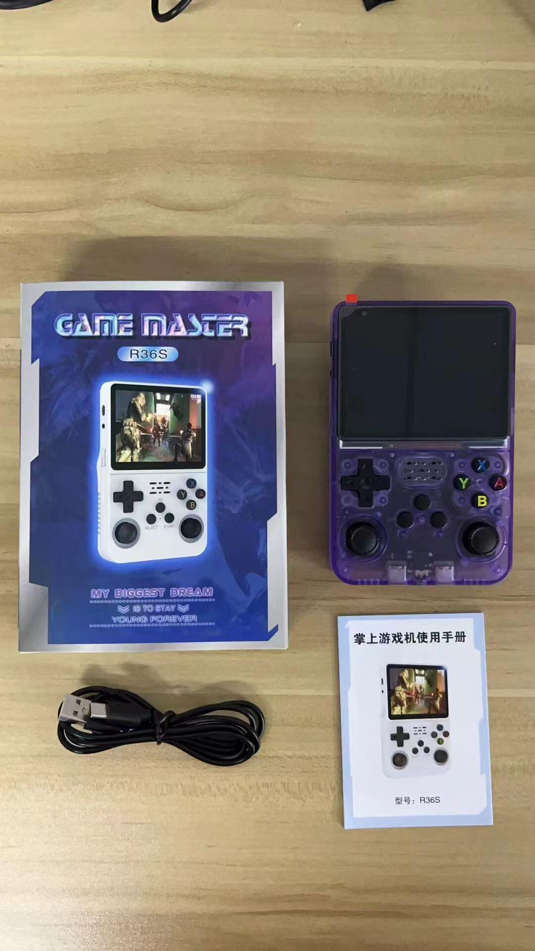 Consola R3S6, Juegos Retro y Reproductor de Vídeo - Compacta y Ligera