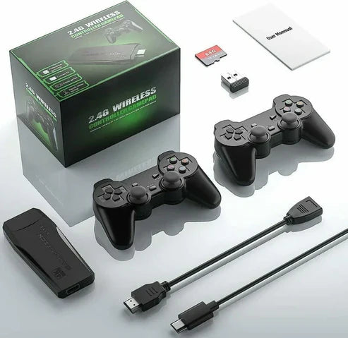 Consola De Videojuego Game Stick 64g + 10.000 Juegos GRATIS DE REGALO 🎁 + 2 Controles