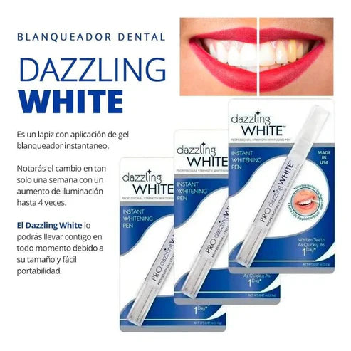 LÁPIZ BLANQUEADOR DENTAL + ENVÍO GRATIS 🎁